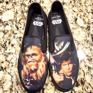 Sperry Star Wars slip ons mens size 12